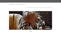 Desktop Screenshot of craigjoneswildlifephotography.co.uk