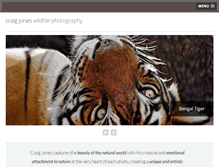 Tablet Screenshot of craigjoneswildlifephotography.co.uk